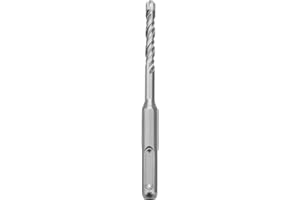 GRIXLEN 5/32 in x 4.33 in (4 x 110mm) SDS Plus Rotary Hammer Drill Bit, Concrete Drill Bit,Masonry Drill Bit for Concrete, Brick and Cement (Length : 110mm / 4.33 inch, 5/32 inch （ 4mm)