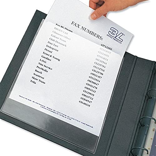 3L 10093 Pack of 50 Self-Adhesive Envelopes A4 Polypropylene Transparent (German Import)