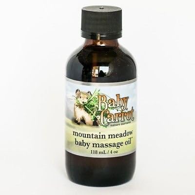 Golden Garden Baby Massage Oil Wild Carrot Herbals 4 oz Oil