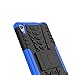 Sony Xperia XA Ultra Case, Nicelin Hard PC Material Cover and Silicone Inner Holder 2 in 1 Stand Case for Sony Xperia XA Ultra - [NOT for Xperia XA/Xperia X ] (Blue)