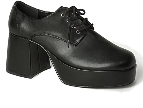 Tony Manero Saturday Night Fever Disco 1960s 1970s Groovy Style Men's Rave Platform Shoes (Medium (10-11))