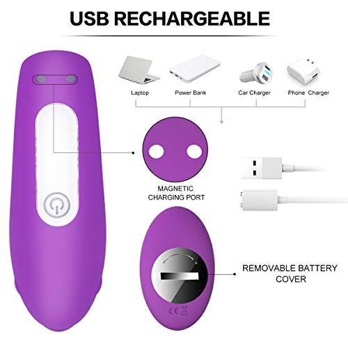 5 Waterproof+Vibration+PALOQUETH+Clitoris+Anal+Rechargeable