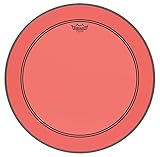 Remo Powerstroke P3 Colortone Red Bass Drumhead, 22