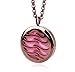 Essential Oil Diffuser Necklace by Inner Tundra - Titanium Plated Stainless Steel Aromatherapy Necklace Jewelry, includes 3 Reusable Felt Pads