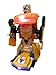 Car Transforms into Robot Car Toys for Children Bump and Go Action with Lights and Scary Sounds