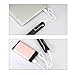 B-Qtech Cordless Flat Iron Hair Straightener with 3D Floating Plate USB Charging Styling Tool for Travel Straightening