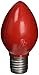 Planet Dog Orbee-Tuff Bulb with Treat Spot, Red