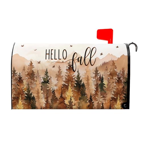 Autumn Trees Magnetic Mailbox Cover