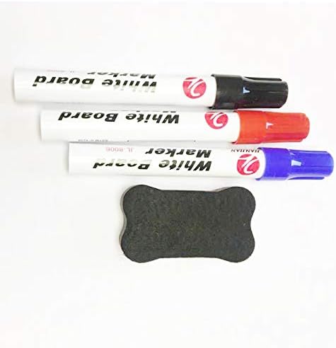 Dry Wipe Whiteboard Marker Pen Set with Eraser