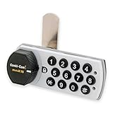 FJM Security Products 7910-K10-HRH-WHT Combi Cam E Electronic Cabinet Lock, White