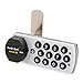 FJM Security Products 7910-K10-HRH-WHT Combi Cam E Electronic Cabinet Lock, White