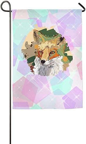 Printed Fox Paingting Collection Decorative Flags