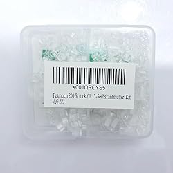 Pzsmocn 200 Pieces/100 Sets M3*6 mm PC Transparent