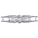 Kurt Adler 10-Light 10-1/2-Inch Clear LED 8-Point Star Treetop