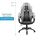 Smugdesk Office Chair, High Back Ergonomic Gaming Desk Chairs for Computer with Lumbar Support, Bonded Leather, Adjustable Swivel Comfortable Rolling Chair