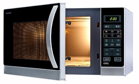 Amazon.com: Sharp r742inw Forno M/O 900 W 25lt C/grill 1000 ...