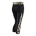 Legendary Whitetails Womens Full Range Capri Pants Black Large