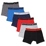 Beverly Hills Polo Club Boys' Boxer Briefs (Pack of 6),Assorted Solids,Small / 4-6