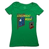 Out of Print Goodnight Moon Book Women's Scoop Neck Vintage Inspired T-Shirt