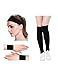 Kimberly's Knit Women 80s Neon Pink Running Headband Wristbands Leg Warmers Set （Black）