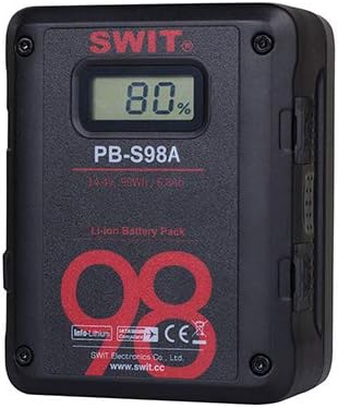 SWIT PB-S98A 98Wh Multi-Socket Square Gold Mount Li-Ion Battery