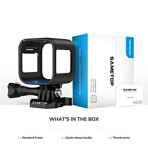 Sametop Frame Mount Housing Case Compatible With Gopro Hero 5 Session Hero 4 Session Hero Session Cameras Pricepulse