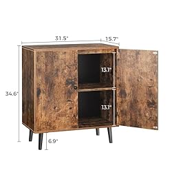 Huuger Buffet Cabinet with Storage, Storage Cabinet