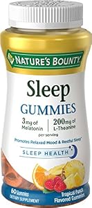 Image of Nature's Bounty Sleep Complex 3 mg Melatonin/200 mg L-Theanine, 60 Gummies