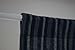 Fukui Textile Factory Vertical Stripe Navy Blue Cotton Cloth Japanese Noren Curtain Tapestry Long Size (Navy, W85cmxH150cm(33.5
