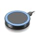 Qi Wireless Charger, GMYLE Mini Qi Charging Pad for All Qi Compatible Smartphones - Black / Blue