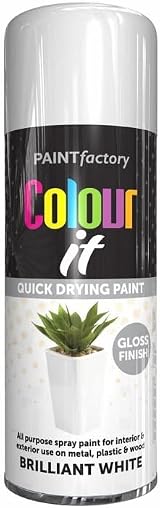 SuperGift 8 Cans 250ml Gloss Finish Multipurpose Aerosol Spray Paint Quick Dry view 2