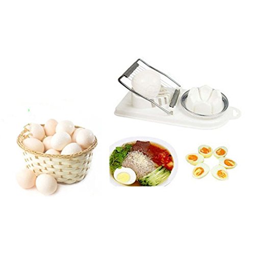 NPLE--Multifunction Kitchen Supply Egg Cut Slicer Sectioner Petal Shape Cutter Mold