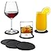 Kitchen Basix Sleek Silicone Coasters, Set of 8 - Black