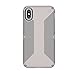 Speck Products Presidio Grip Cell Phone Case For iPhone XS/iPhone X - CATHEDRAL GREY/SMOKE GREY