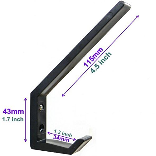 Motorcycle Helmet Holder, Jacket Hanger, Motorbike Wall Mount Display Rack Hoook,Wall Mounted Equestrian Helmet Rack,plastic,with mounting screws(Helmet Does not include)