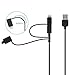 dodocool Lightning/Micro USB/USB C Cable MFi Certified 3.3ft 3-in-1 Charge, Sync for iPhone 8/8 Plus/X/7/7 Plus/6s Plus/Samsung S7/LG G5/HTC 10/Nexus 5X and More