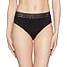Bali Women's Lace Desire Microfiber Hipster, Black, 8