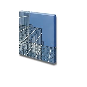 Skyscraper View from Ground Building Architectural Photograph Wall Decor