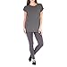 Posh by Anna Women's Fashion Leggings 6pk- 6 Colors - Full Length, Fleece Lined