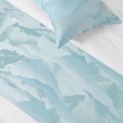 AMBERIS Bed Runners and Scarves, Modern Style Bed Scarf, Non-Fading, Soft (Cushion Covers Sold Separately)