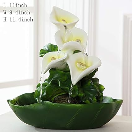 Amazon Com Statues Lotus Fountain Tabletop Fountain Living Room