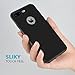 Besiva for iPhone 8 Plus Case, iPhone 7 Plus Case Ultra Thin & Light Slim Cover Case Flexible Anti-Scratch Protective Case for Apple iPhone 7 Plus, iPhone 8 Plus, Black