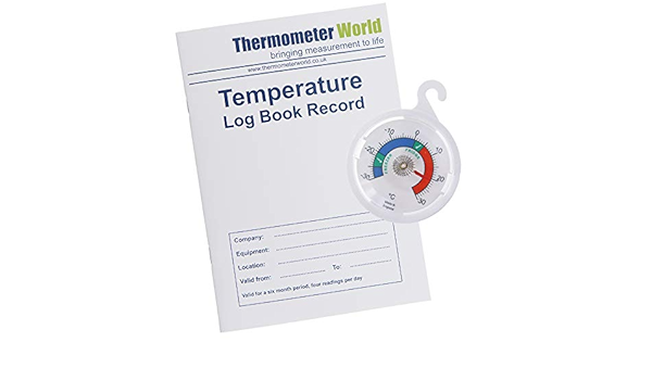 Libro de registro de temperatura con esfera de 65 mm ...