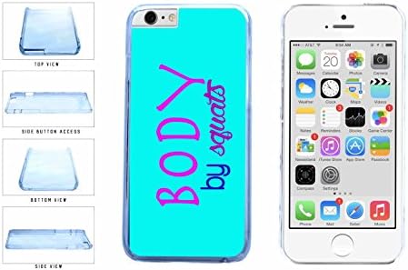 Gym Exercise Body By Squats Clear Plastic Phone Case Back Cover Apple iPhone 6 (4.7 Inches)