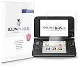 Nintendo 3DS XL Screen Protector [3-Pack], iLLumiShield - Japanese Ultra Clear HD Film with Anti-Bubble and Anti-Fingerprint Invisible Shield