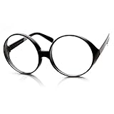 zeroUV - Super Large Oversized Thick Frame Circle Round Clear Lens Glasses