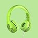 LilGadgets Connect+ Pro Wired Kids Headphones for School w/Microphone, Volume Limiting & Noise Reduction Over-Ear Headset w/Cord, SharePort Technology & SoftTouch Padding, Green Headphones for Kids