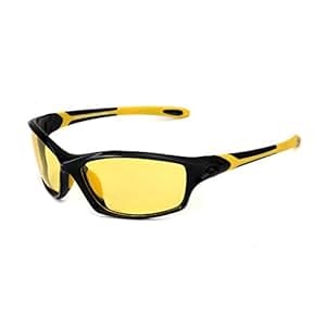 JIANGTUN Men's HD Polarized Anti-Glare Safety Glasses for