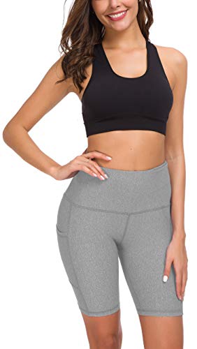 image for Custer's Night High Waist Out Pocket Yoga Short Tummy Control Workout 