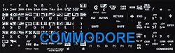 COMMODORE 64 NON-TRANSPARENT KEYBOARD STICKERS